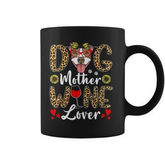 Dog Mother Wine Lover Shirt Dog Mom Wine Mothers Day Gifts Coffee Mug | Mazezy