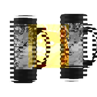 Doge Meme Square Doge Self Portrait Coffee Mug - Thegiftio