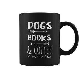 Dogs Books Coffee Gift Weekend Great Gift Animal Lover Tee Gift Coffee Mug - Monsterry UK