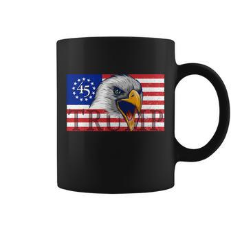 Donald Trump Eagle Betsy Ross Flag Tshirt Coffee Mug - Monsterry