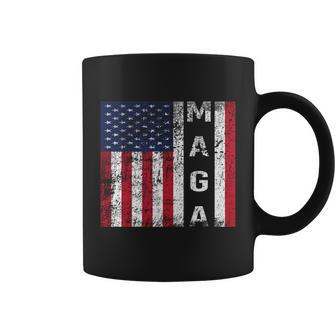 Donald Trump Maga American Flag Gift Coffee Mug - Monsterry