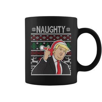 Donald Trump Naughty Ugly Christmas Coffee Mug - Monsterry UK