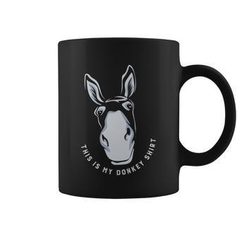 Donkey Funny Saying Cute Mule Farm Animal Gift V2 Coffee Mug - Monsterry UK