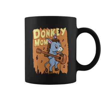 Donkey Mom Cute Mule Farm Animal Agriculture Cute Gift Coffee Mug - Monsterry