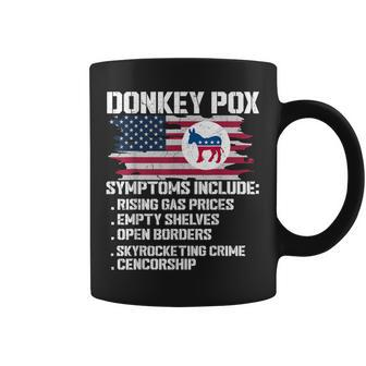 Donkey Pox Symptoms Conservative Republican Coffee Mug - Thegiftio UK