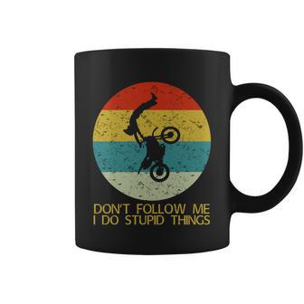 Dont Follow Me I Do Stupid Things Graphic Design Printed Casual Daily Basic Coffee Mug - Thegiftio UK