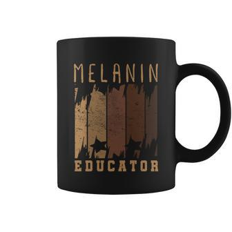 Dope Melanin Teacher Black Teachers Dope Black Educators Gift Coffee Mug - Monsterry DE