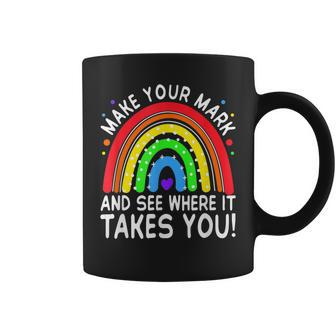 Dot Day Rainbow Dot Day Make Your Mark See Where It Takes Coffee Mug - Thegiftio UK