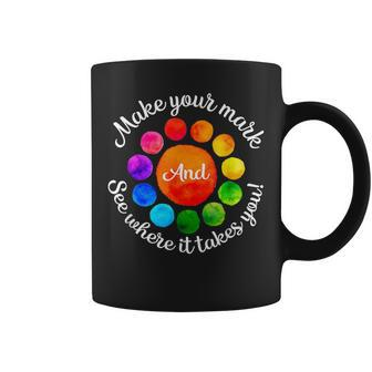 Dot Day Rainbow Dot Day Make Your Mark See Where It Takes V2 Coffee Mug - Thegiftio UK