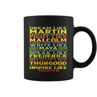 Dream Like Martin Inspirational Black History Influential Coffee Mug - Monsterry AU