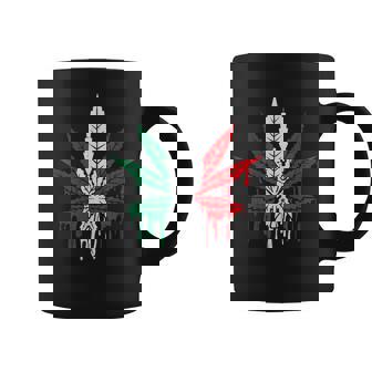 Dripping Mexican Color Weed Cinco De Mayo Weed Mexican Flag Coffee Mug - Thegiftio