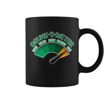 Drunk O Meter Sober Buzzed Smashed Irish Coffee Mug - Monsterry CA