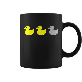 Duck Duck Grey Tshirt Coffee Mug - Monsterry