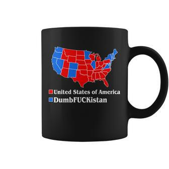 Dumbfuckistan Vs United States Of America Election Map Republicans Tshirt Coffee Mug - Monsterry CA