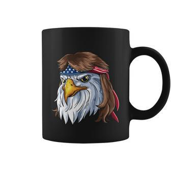 Eagle Mullet 4Th Of July Merica American Flag Funny Gift V2 Coffee Mug - Monsterry