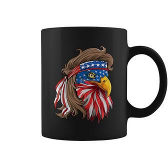 Eagle Mullet 4Th Of July Usa American Flag Merica Funny Gift V3 Coffee Mug - Monsterry