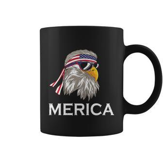Eagle Mullet 4Th Of July Usa American Flag Merica Gift V4 Coffee Mug - Monsterry DE