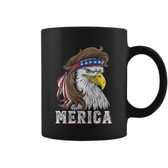 Eagle Mullet 4Th Of July Usa American Flag Merica Gift V5 Coffee Mug - Monsterry DE