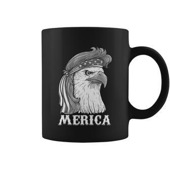 Eagle Mullet 4Th Of July Usa American Flag Merica Gift V8 Coffee Mug - Monsterry