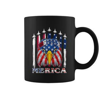 Eagle Mullet 4Th Of July Usa American Flag Merica Meaningful Gift V2 Coffee Mug - Monsterry