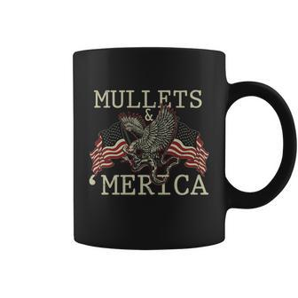 Eagle Mullet Merica Retro American Flag 4Th Of July Cute Gift Coffee Mug - Monsterry