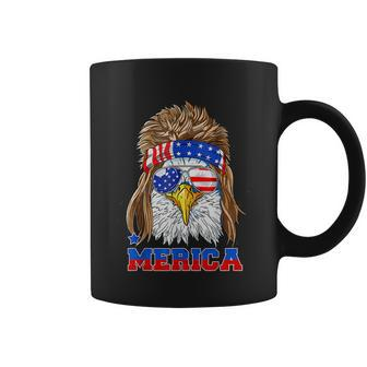 Eagle Mullet Merica Shirt Men 4Th Of July American Flag Usa Coffee Mug - Monsterry AU