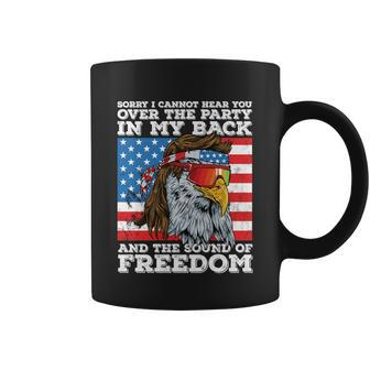 Eagle Mullet Party In The Back Sound Of Freedom 4Th Of July Gift Coffee Mug - Monsterry AU