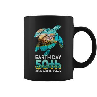 Earth Day 50Th Anniversary Turtle V2 Coffee Mug - Monsterry