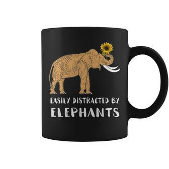Easily Distracted By Elephants V2 Coffee Mug - Thegiftio UK