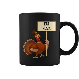 Eat Pizza Funny Turkey Tshirt Coffee Mug - Monsterry