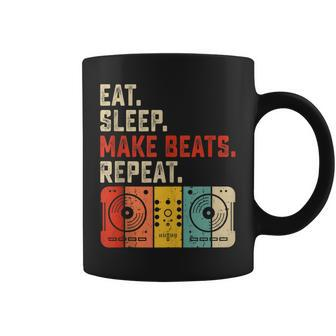 Eat Sleep Make Beats Beat Makers Music Producer Mens Dj Dad Coffee Mug - Seseable