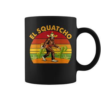 El Squatcho Mexican Sasquatch Vintage Bigfoot Cinco De Mayo Coffee Mug - Thegiftio UK