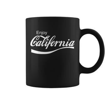 Enjoy California Tshirt Coffee Mug - Monsterry