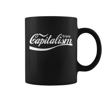 Enjoy Capitalism V2 Coffee Mug - Monsterry