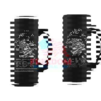 Enjoying Every Inch Of Freedom Veteran Memorial Day Gift Graphic Design Printed Casual Daily Basic V2 Coffee Mug - Thegiftio