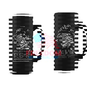 Enjoying Every Inch Of Freedom Veteran Memorial Day Gift Graphic Design Printed Casual Daily Basic V3 Coffee Mug - Thegiftio