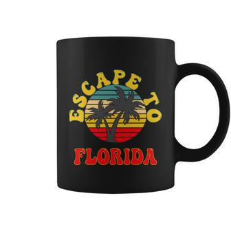 Escape To Florida Desantis Gift Coffee Mug - Monsterry DE