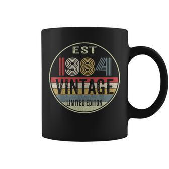 Est 1984 Vintage 1984 Limited Edition 38Th Birthday V2 Coffee Mug - Thegiftio UK