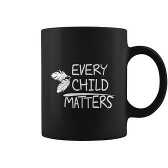Every Child Matters Feathers Orange Day Coffee Mug - Monsterry