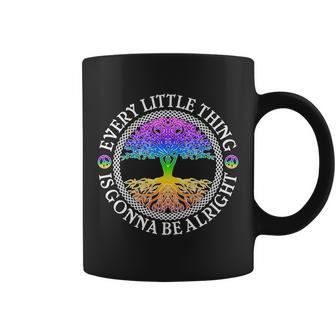 Every Little Thing Is Gonna Be Alright Yoga Tree Coffee Mug - Monsterry