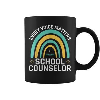 Every Voice Matters School Counselor Counseling V3 Coffee Mug - Seseable