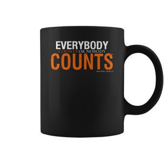 Everybody Counts Or Nobody Counts Coffee Mug - Thegiftio UK