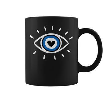 Evil Eye Spiritual Protection Esoteric Mystical Themed Coffee Mug - Thegiftio UK