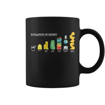 Evolution Of Money Tshirt Coffee Mug - Monsterry