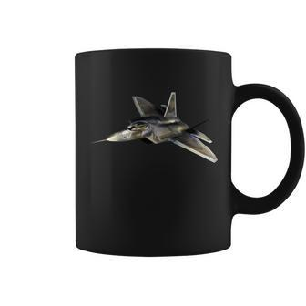 F-22 Raptor Fighter Jet Coffee Mug - Monsterry