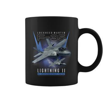 F35 Lightning Ii 5Th Gen Stealth Fighter Coffee Mug - Monsterry