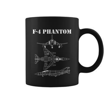 F4 Phantom Fighter Jet Airplane Pilot Military Aircraft F4 Premium Tshirt Coffee Mug - Monsterry UK