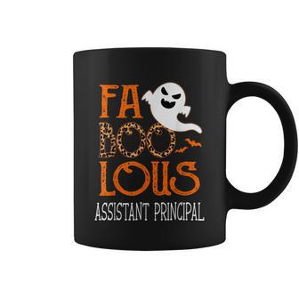 Faboolous Assistant Principal On Halloween Party Funny Ghost Coffee Mug - Monsterry DE