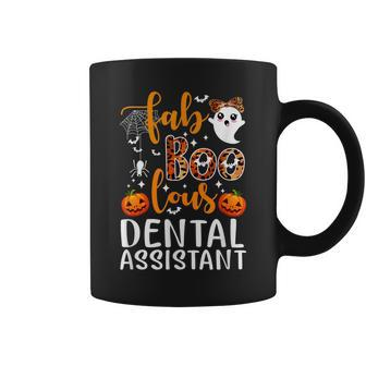 Faboolous Dental Assistant Funny Dental Assistant Halloween Coffee Mug - Seseable