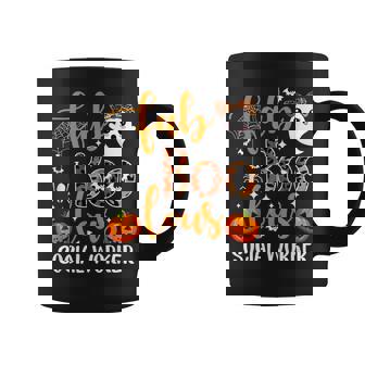 Faboolous Social Worker Funny Social Worker Halloween Coffee Mug | Seseable CA